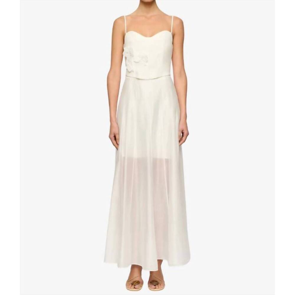 NEW CLEA aleora buster top in off white